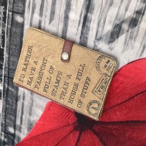 Mona B Jet lagged wallet